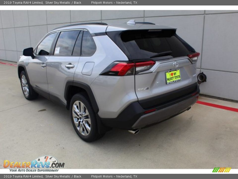 2019 Toyota RAV4 Limited Silver Sky Metallic / Black Photo #6