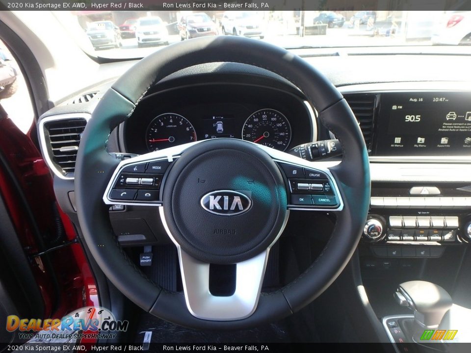 2020 Kia Sportage EX AWD Hyper Red / Black Photo #17