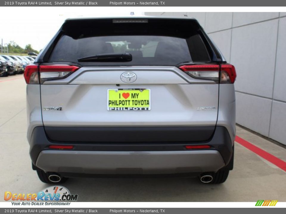 2019 Toyota RAV4 Limited Silver Sky Metallic / Black Photo #7