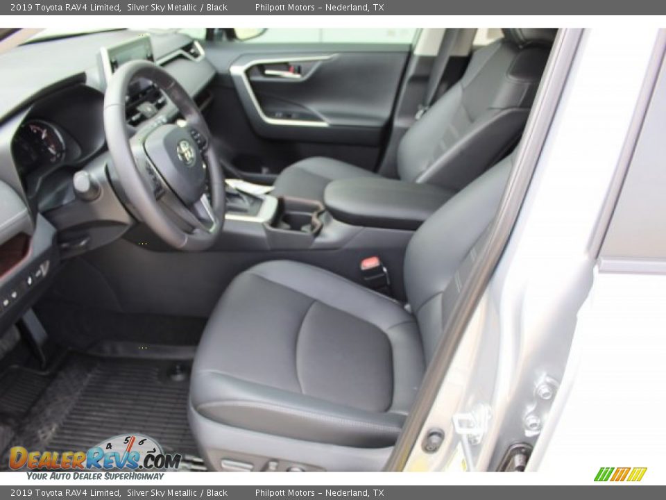 2019 Toyota RAV4 Limited Silver Sky Metallic / Black Photo #10
