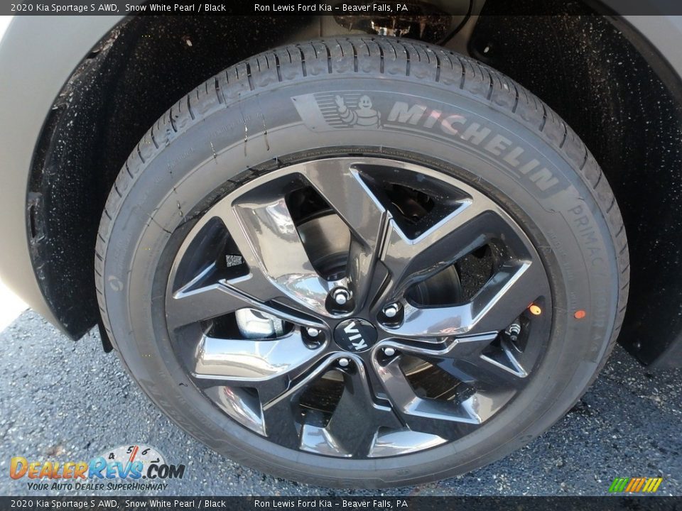 2020 Kia Sportage S AWD Snow White Pearl / Black Photo #2