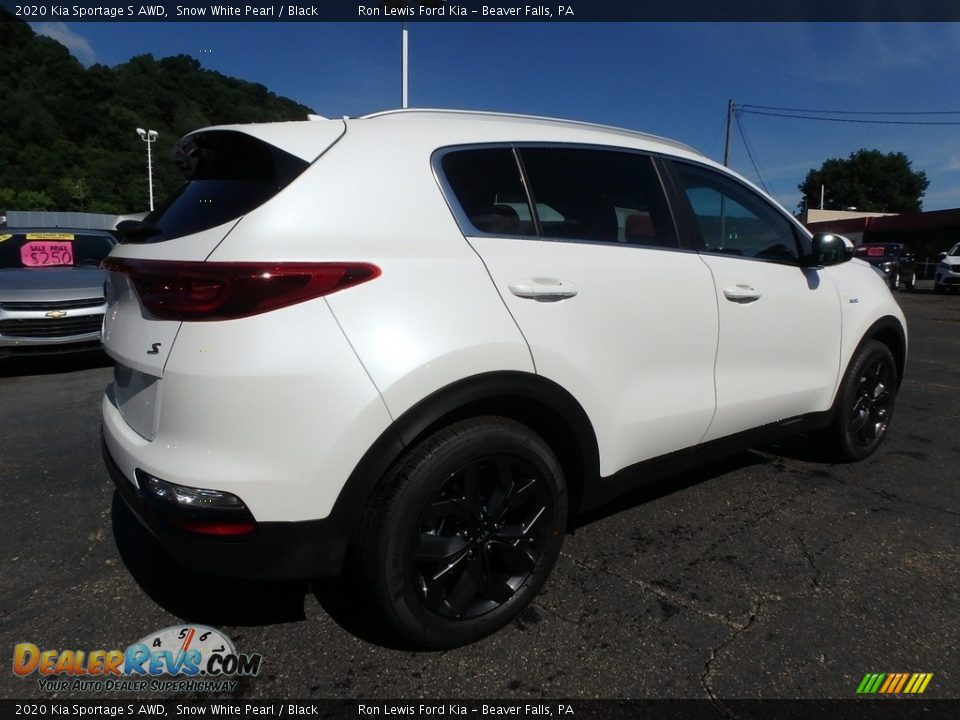 2020 Kia Sportage S AWD Snow White Pearl / Black Photo #3