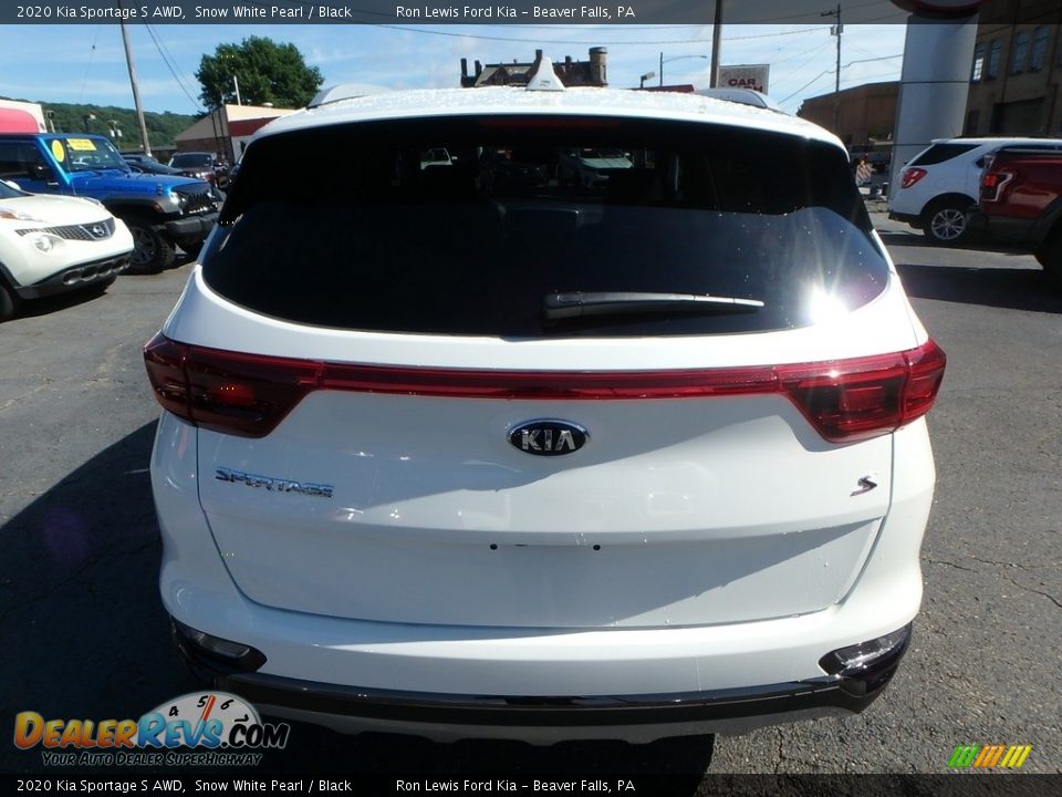 2020 Kia Sportage S AWD Snow White Pearl / Black Photo #4