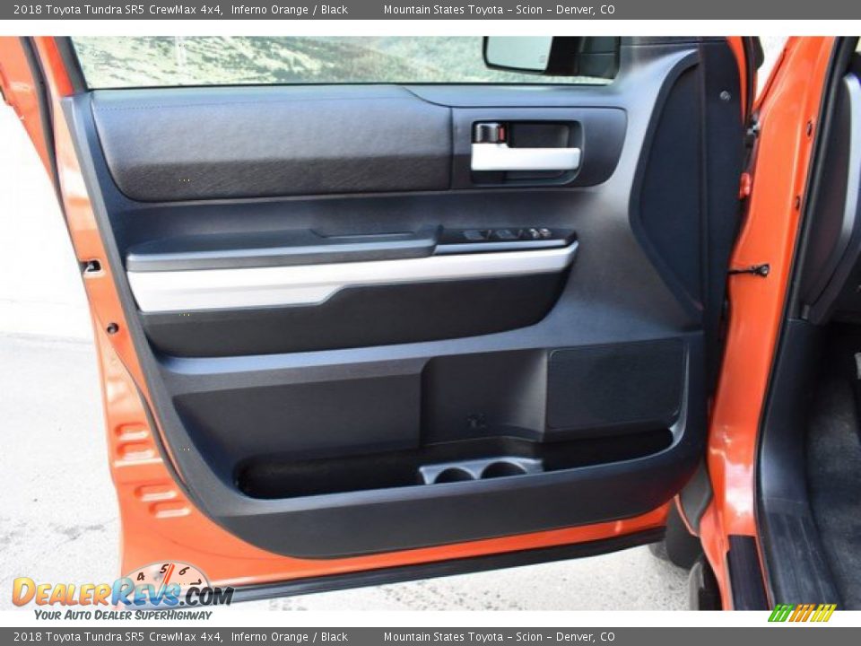 2018 Toyota Tundra SR5 CrewMax 4x4 Inferno Orange / Black Photo #24