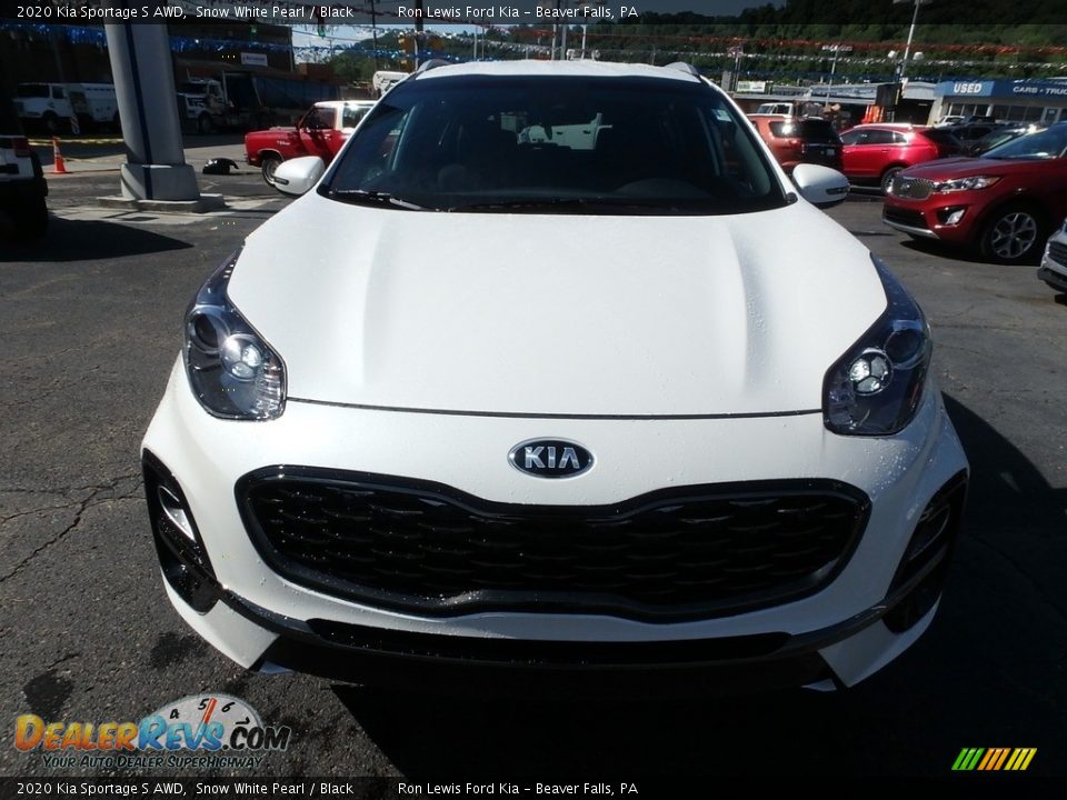 2020 Kia Sportage S AWD Snow White Pearl / Black Photo #9