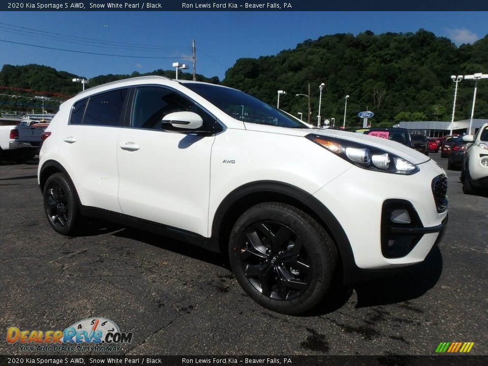2020 Kia Sportage S AWD Snow White Pearl / Black Photo #10