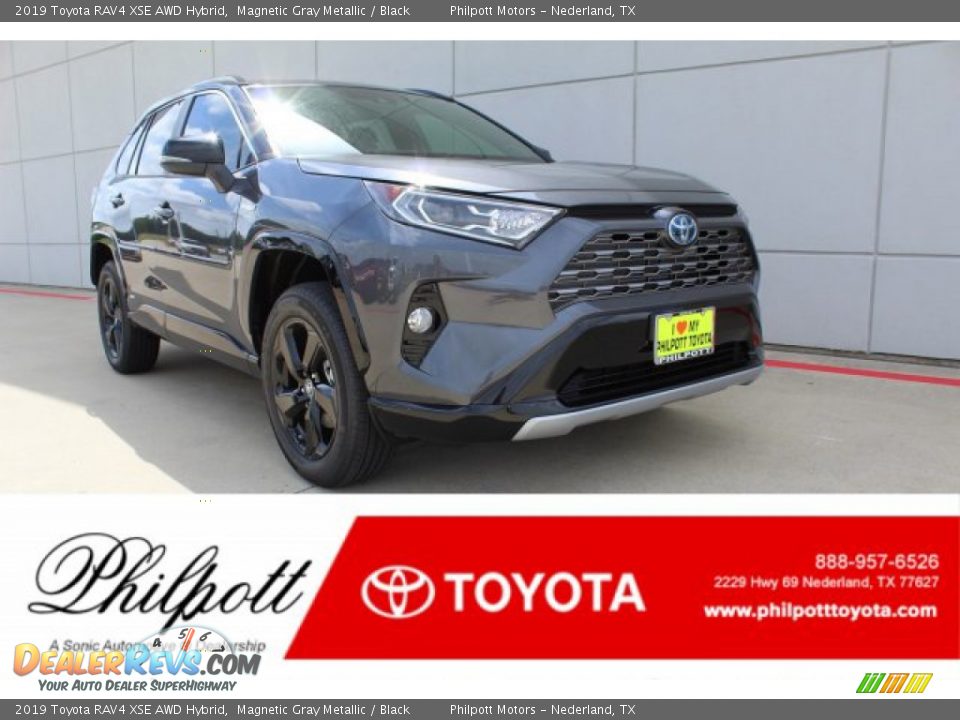 2019 Toyota RAV4 XSE AWD Hybrid Magnetic Gray Metallic / Black Photo #1