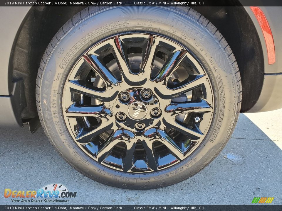2019 Mini Hardtop Cooper S 4 Door Moonwalk Grey / Carbon Black Photo #7