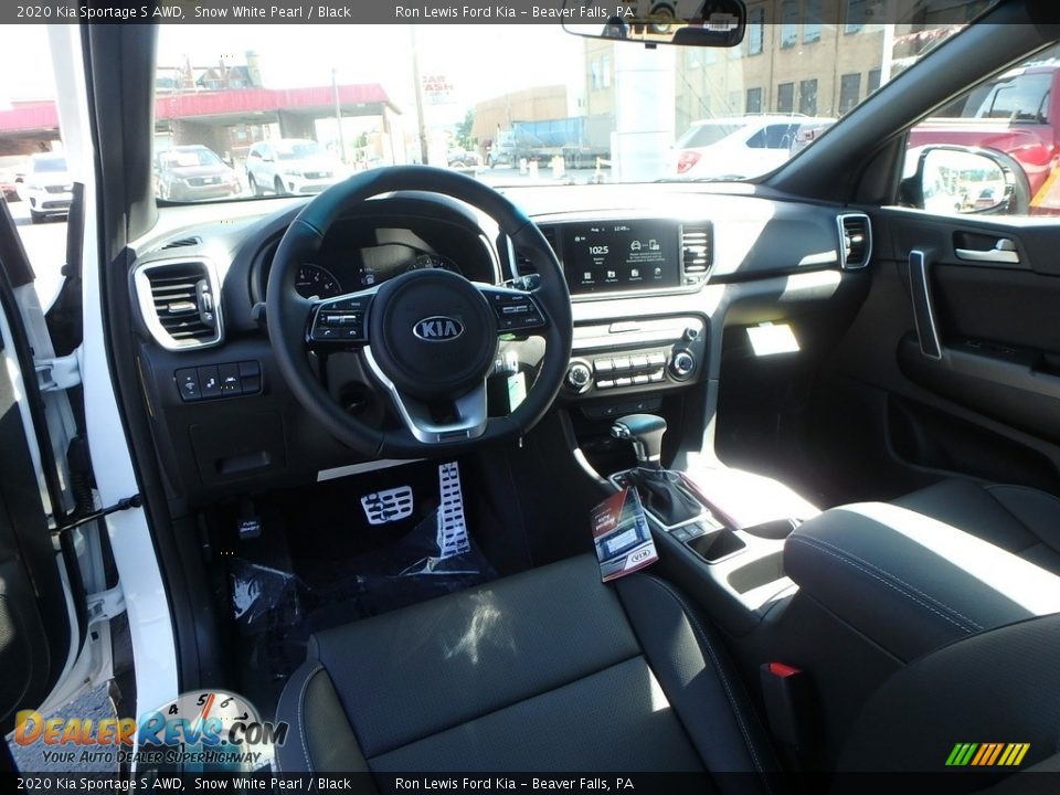2020 Kia Sportage S AWD Snow White Pearl / Black Photo #13