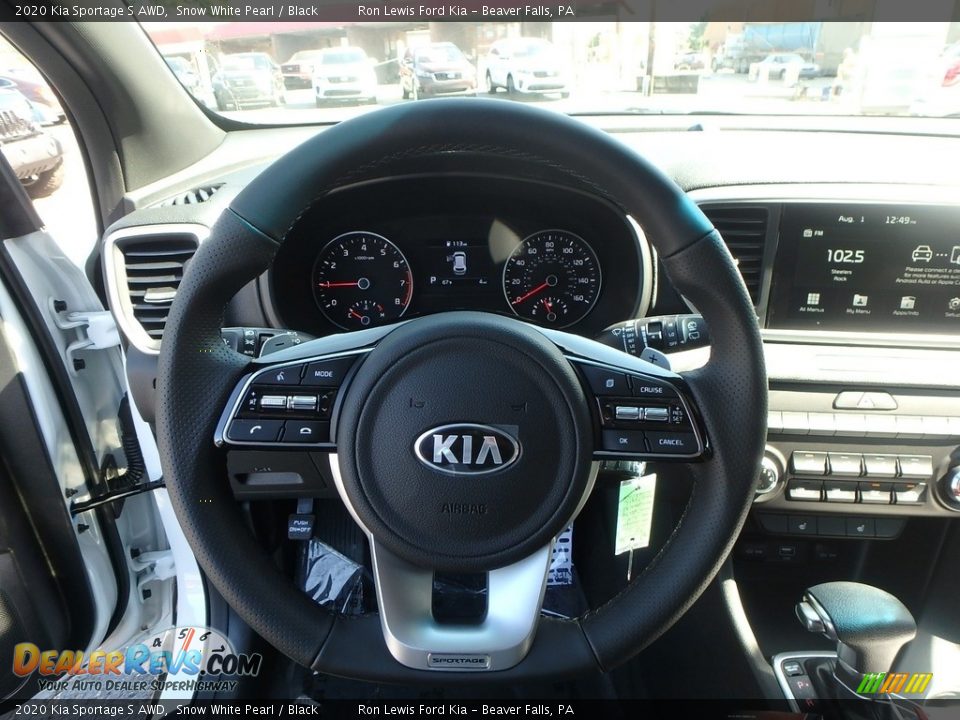 2020 Kia Sportage S AWD Snow White Pearl / Black Photo #17