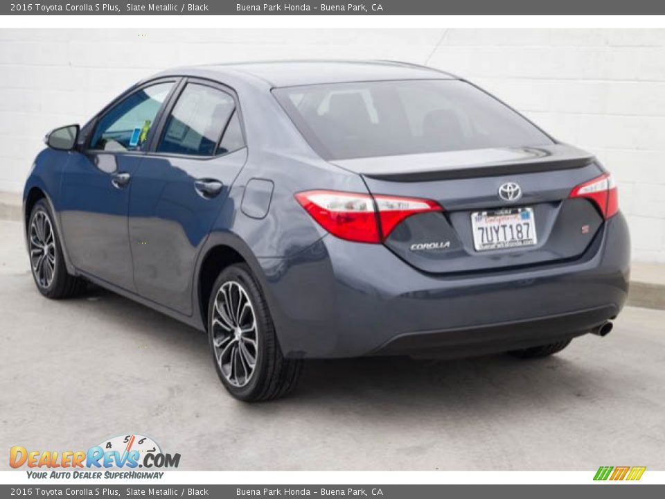 2016 Toyota Corolla S Plus Slate Metallic / Black Photo #2
