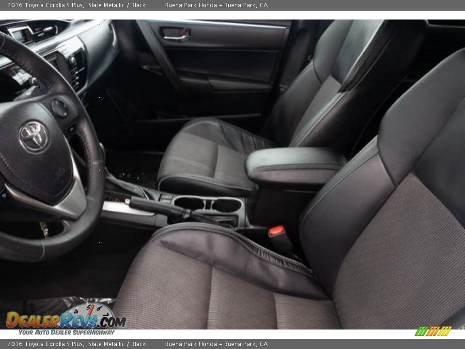 2016 Toyota Corolla S Plus Slate Metallic / Black Photo #3