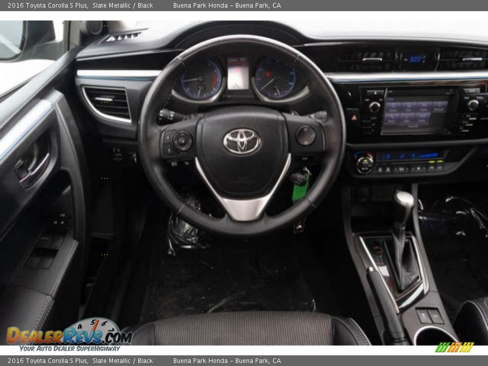 2016 Toyota Corolla S Plus Slate Metallic / Black Photo #5