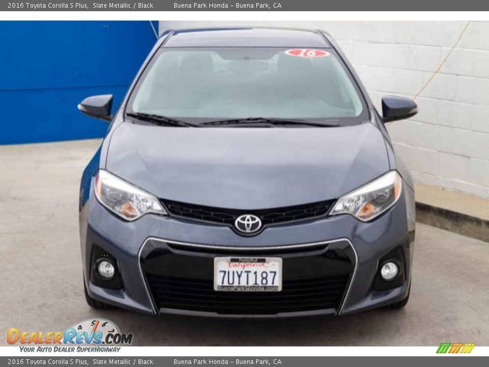 2016 Toyota Corolla S Plus Slate Metallic / Black Photo #7