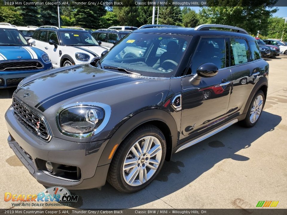 2019 Mini Countryman Cooper S All4 Thunder Grey / Carbon Black Photo #2