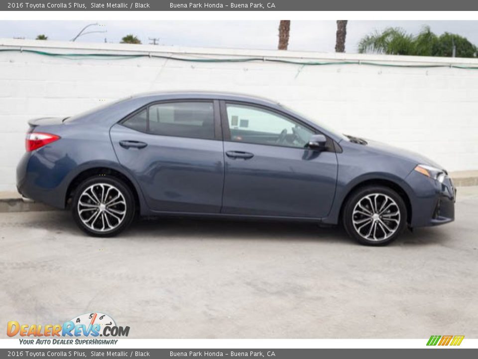 2016 Toyota Corolla S Plus Slate Metallic / Black Photo #12