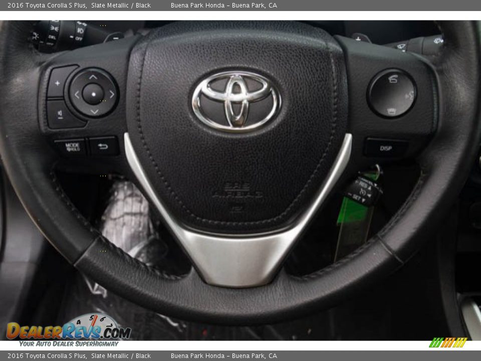 2016 Toyota Corolla S Plus Slate Metallic / Black Photo #13