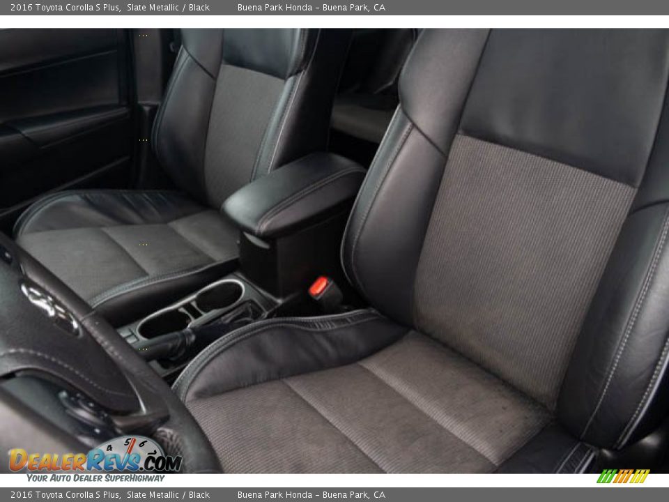 2016 Toyota Corolla S Plus Slate Metallic / Black Photo #15