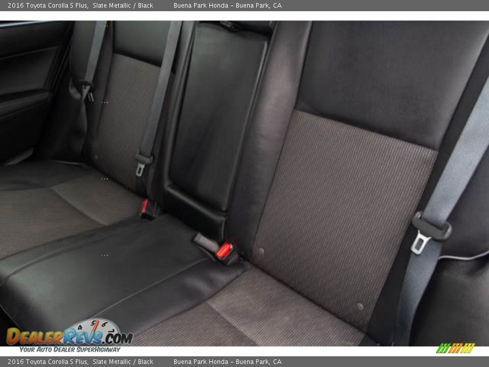 2016 Toyota Corolla S Plus Slate Metallic / Black Photo #16