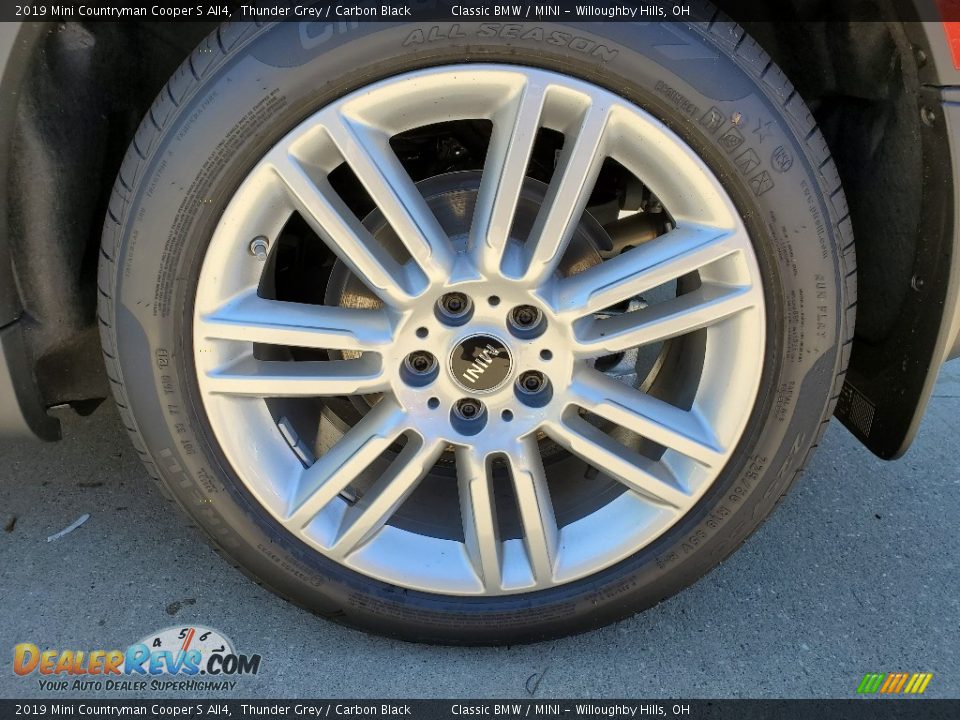 2019 Mini Countryman Cooper S All4 Thunder Grey / Carbon Black Photo #7