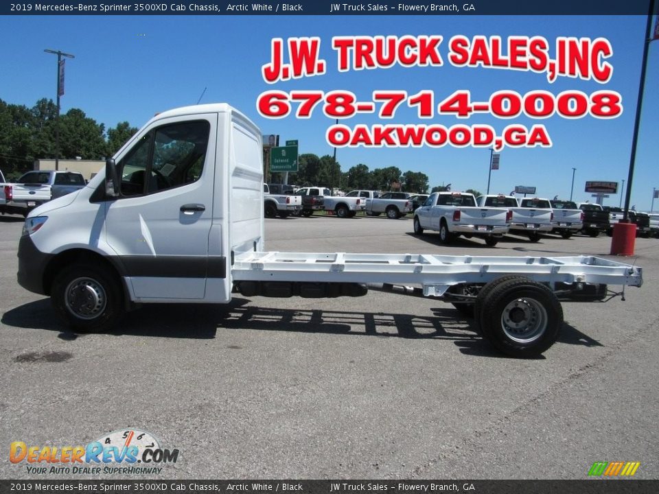 2019 Mercedes-Benz Sprinter 3500XD Cab Chassis Arctic White / Black Photo #2