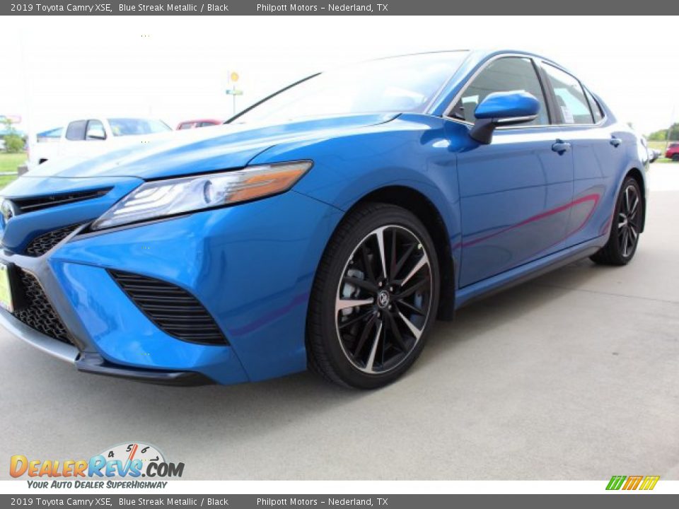 2019 Toyota Camry XSE Blue Streak Metallic / Black Photo #4
