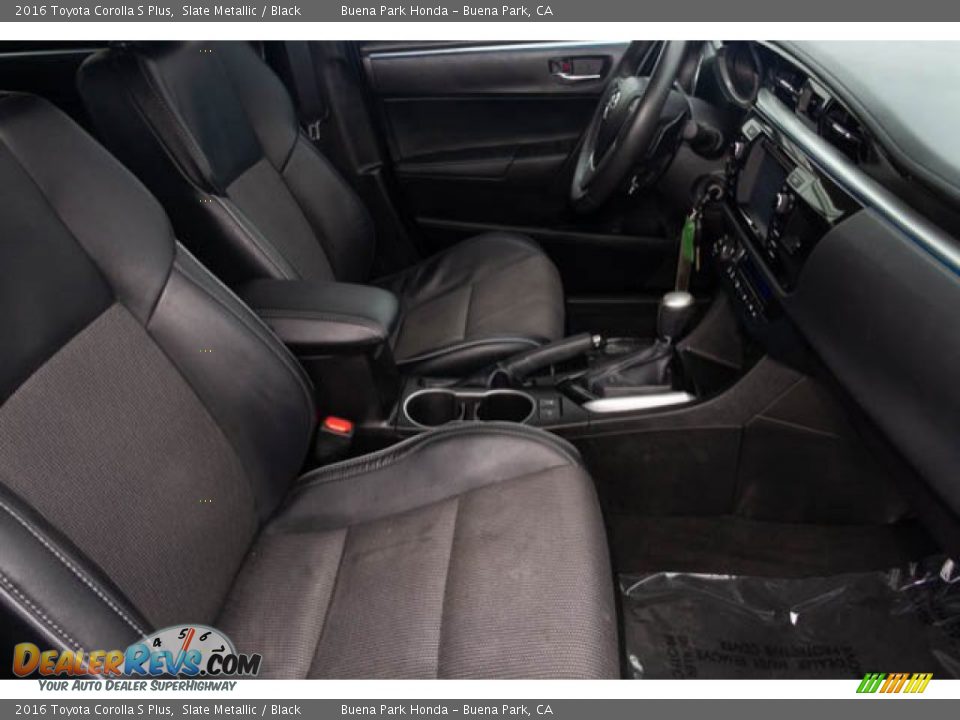 2016 Toyota Corolla S Plus Slate Metallic / Black Photo #20