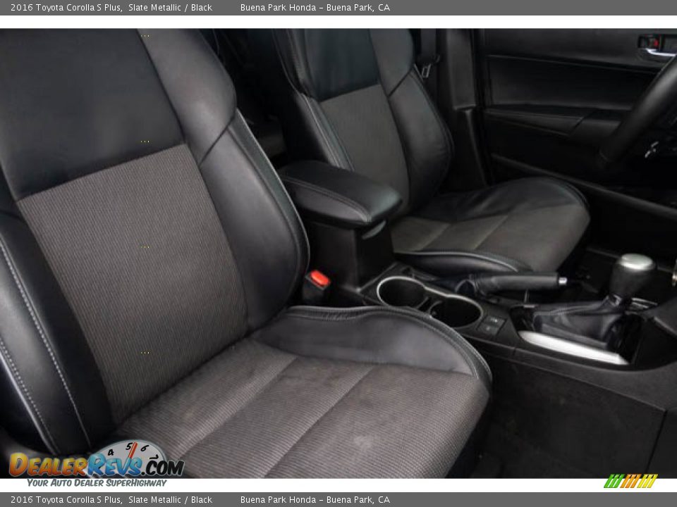 2016 Toyota Corolla S Plus Slate Metallic / Black Photo #21