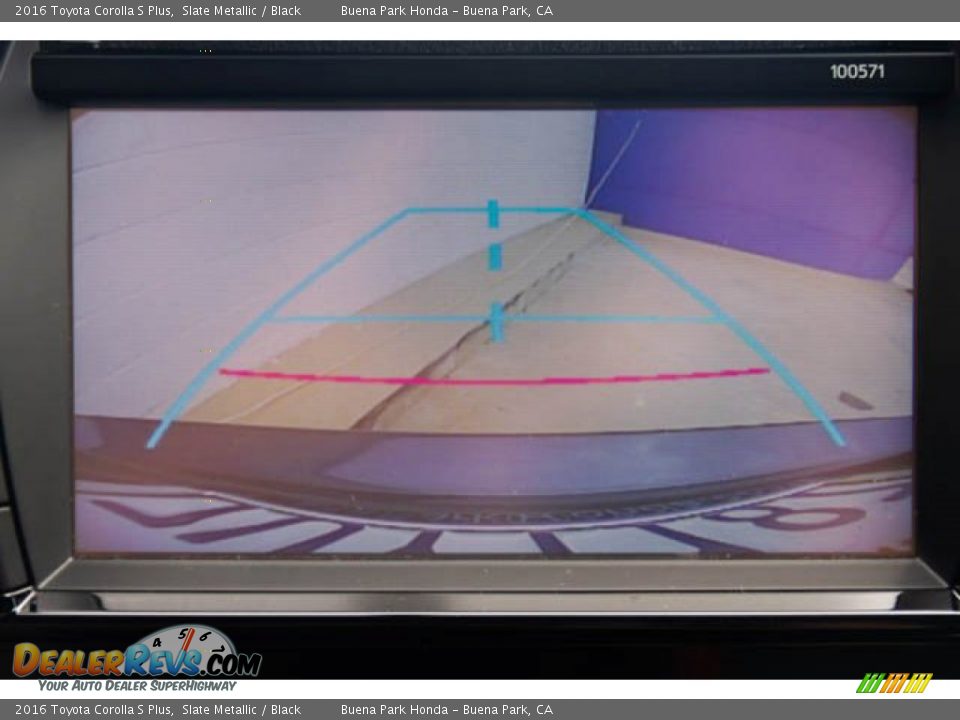 2016 Toyota Corolla S Plus Slate Metallic / Black Photo #23