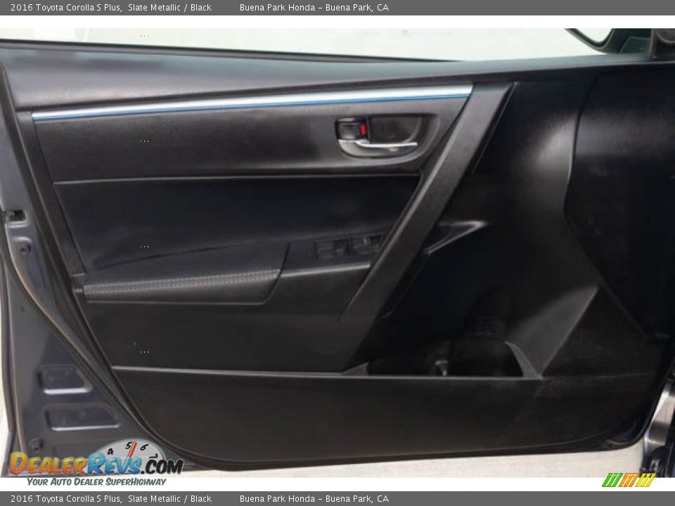 2016 Toyota Corolla S Plus Slate Metallic / Black Photo #25