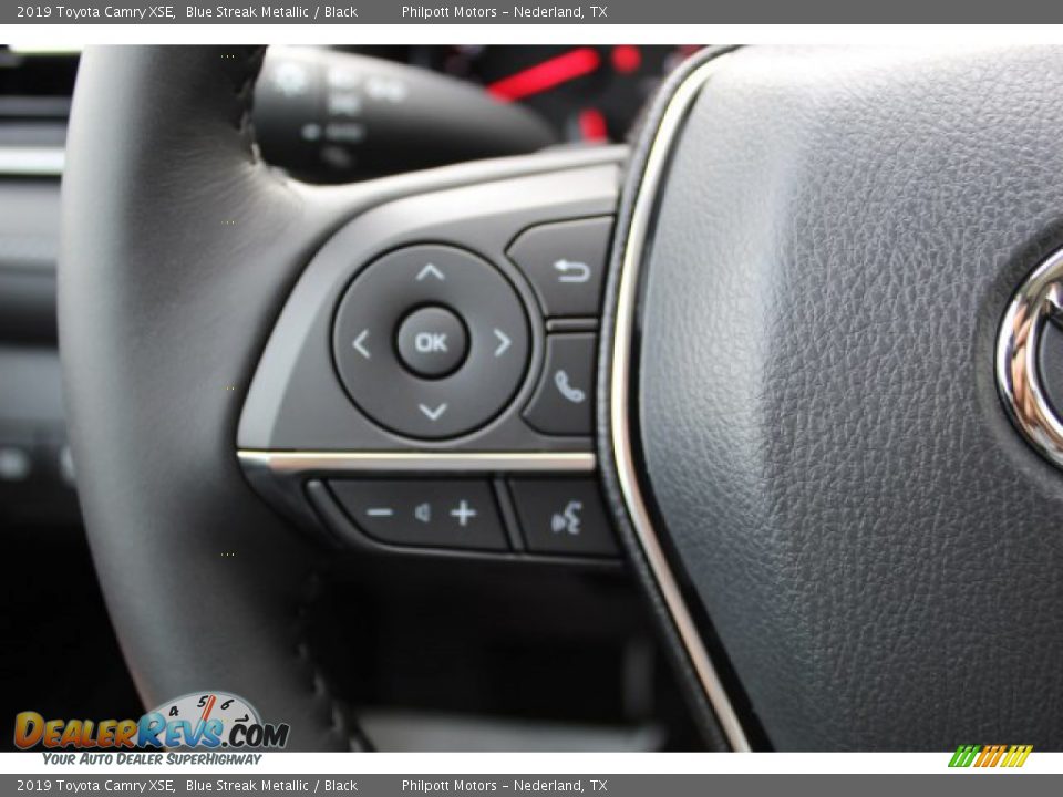 2019 Toyota Camry XSE Blue Streak Metallic / Black Photo #12