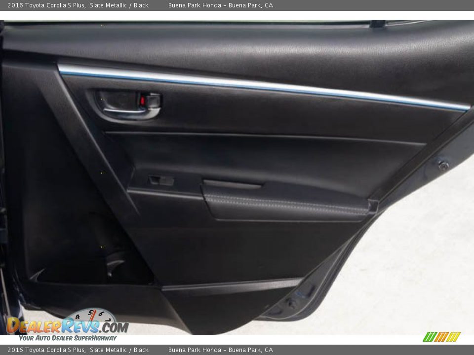 2016 Toyota Corolla S Plus Slate Metallic / Black Photo #28