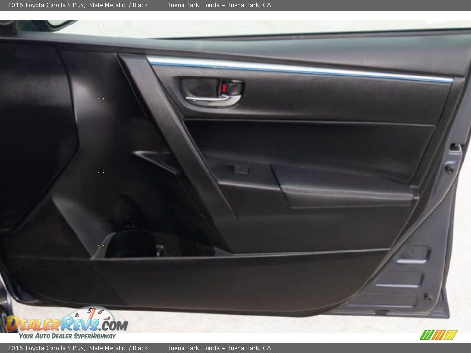 2016 Toyota Corolla S Plus Slate Metallic / Black Photo #29