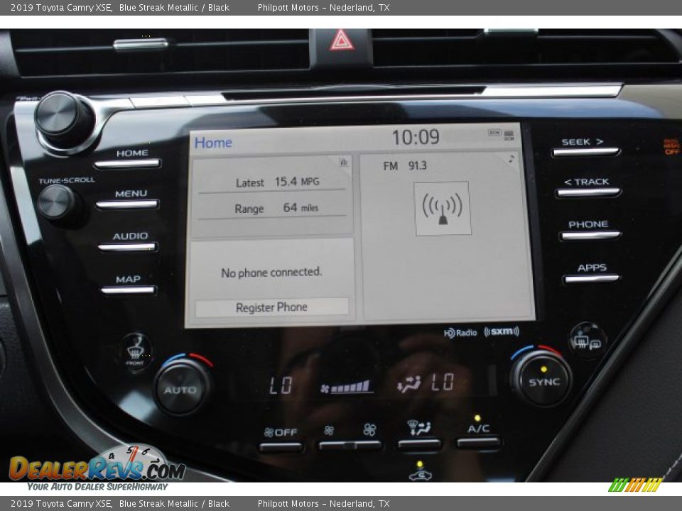 2019 Toyota Camry XSE Blue Streak Metallic / Black Photo #15
