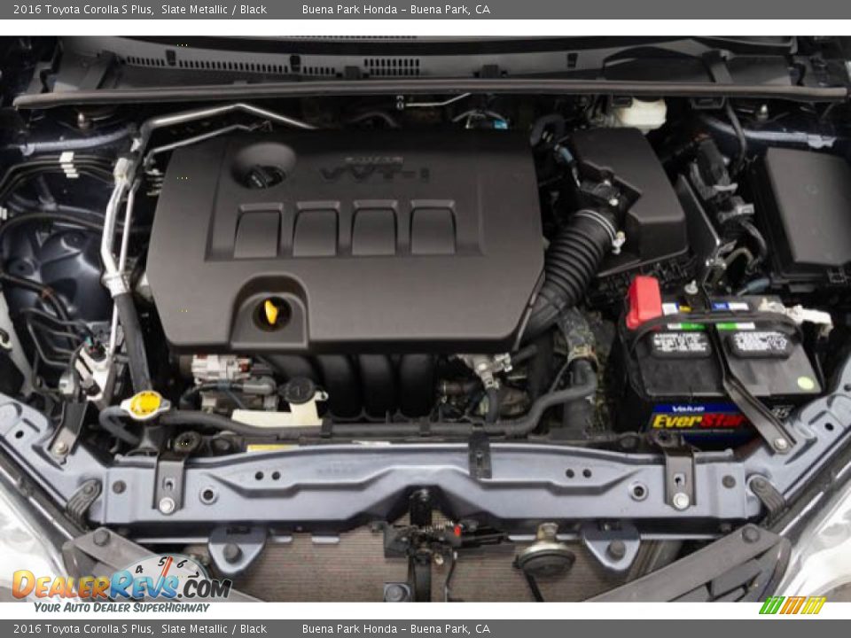 2016 Toyota Corolla S Plus Slate Metallic / Black Photo #30