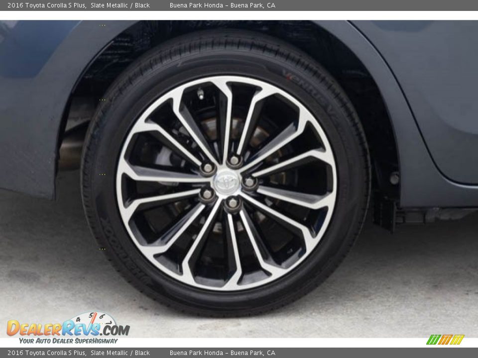 2016 Toyota Corolla S Plus Slate Metallic / Black Photo #31