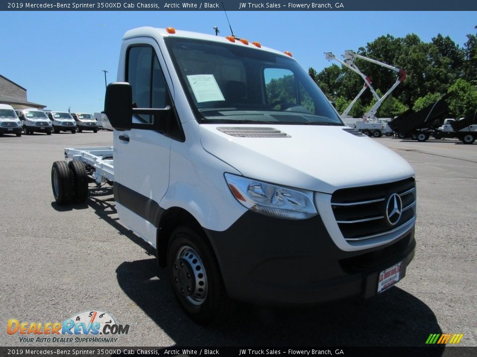 2019 Mercedes-Benz Sprinter 3500XD Cab Chassis Arctic White / Black Photo #7