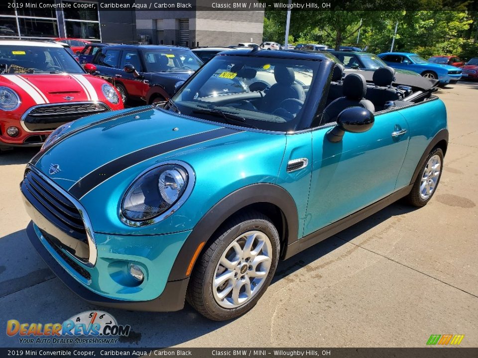Front 3/4 View of 2019 Mini Convertible Cooper Photo #2