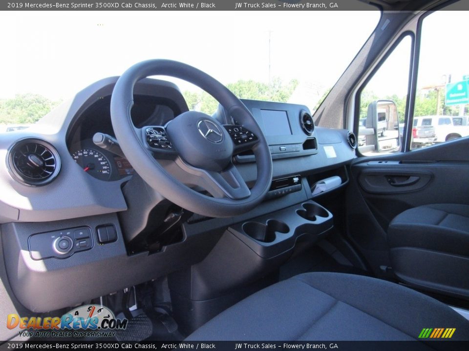 2019 Mercedes-Benz Sprinter 3500XD Cab Chassis Arctic White / Black Photo #13