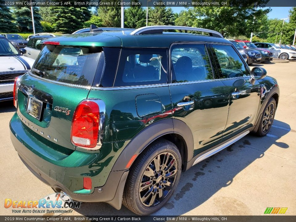 2019 Mini Countryman Cooper S All4 British Racing Green II / Carbon Black Photo #3