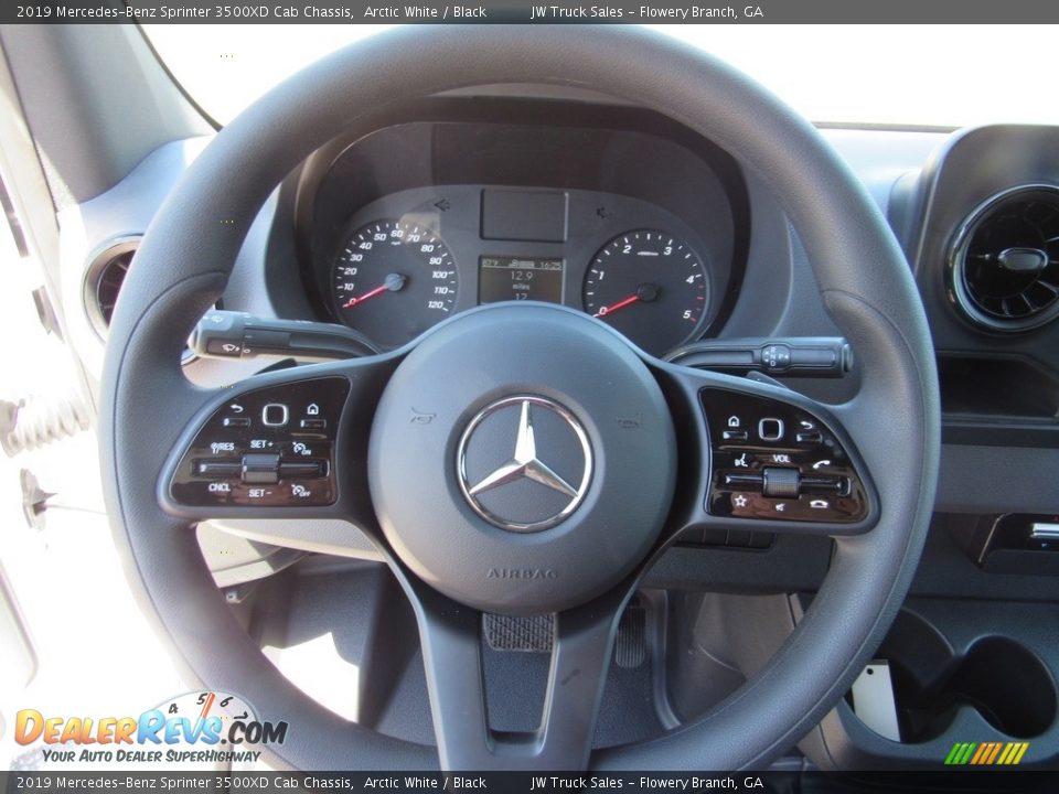 2019 Mercedes-Benz Sprinter 3500XD Cab Chassis Arctic White / Black Photo #16