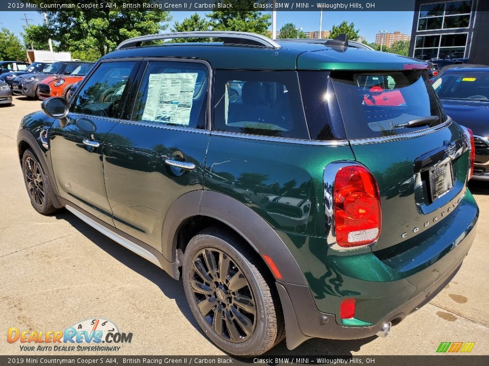 2019 Mini Countryman Cooper S All4 British Racing Green II / Carbon Black Photo #4