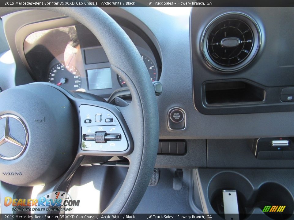 2019 Mercedes-Benz Sprinter 3500XD Cab Chassis Arctic White / Black Photo #18