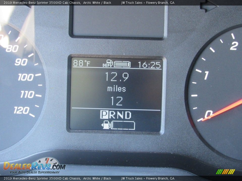 2019 Mercedes-Benz Sprinter 3500XD Cab Chassis Arctic White / Black Photo #20