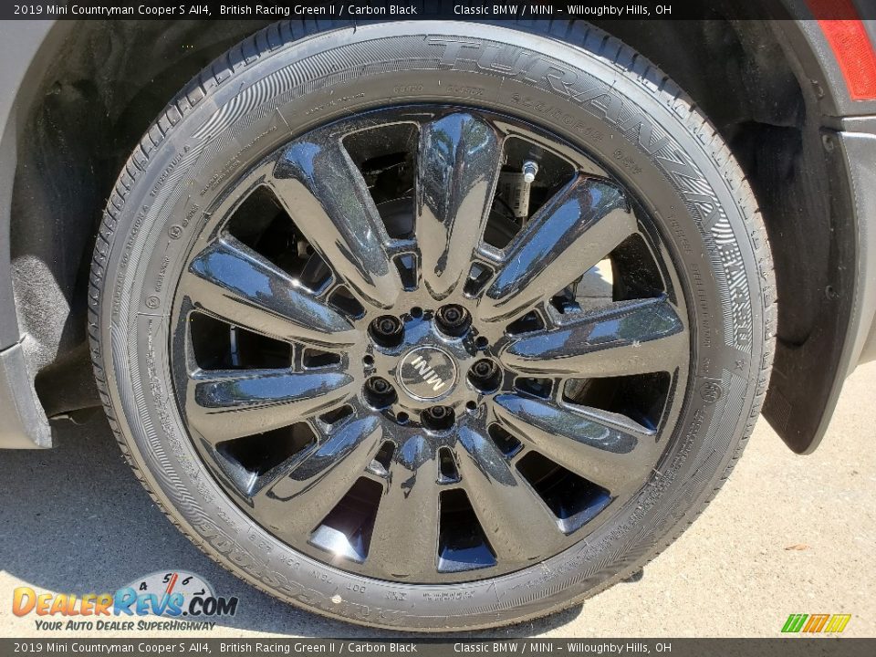 2019 Mini Countryman Cooper S All4 British Racing Green II / Carbon Black Photo #7