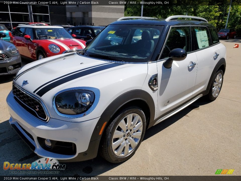 2019 Mini Countryman Cooper S All4 Light White / Carbon Black Photo #2
