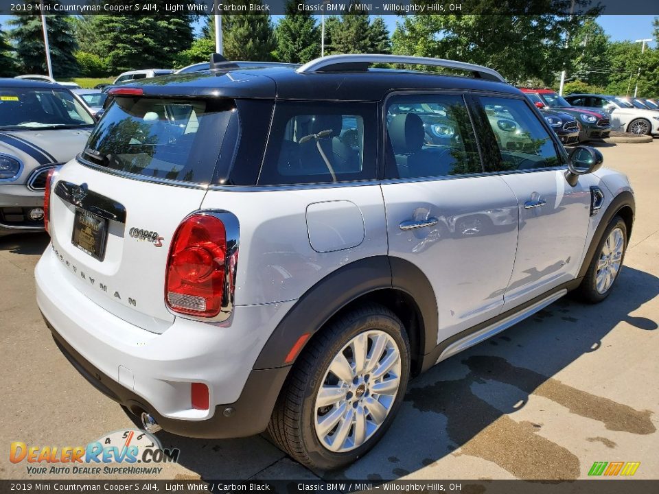 2019 Mini Countryman Cooper S All4 Light White / Carbon Black Photo #3