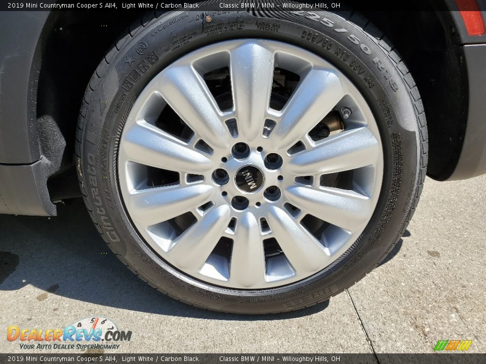 2019 Mini Countryman Cooper S All4 Light White / Carbon Black Photo #7