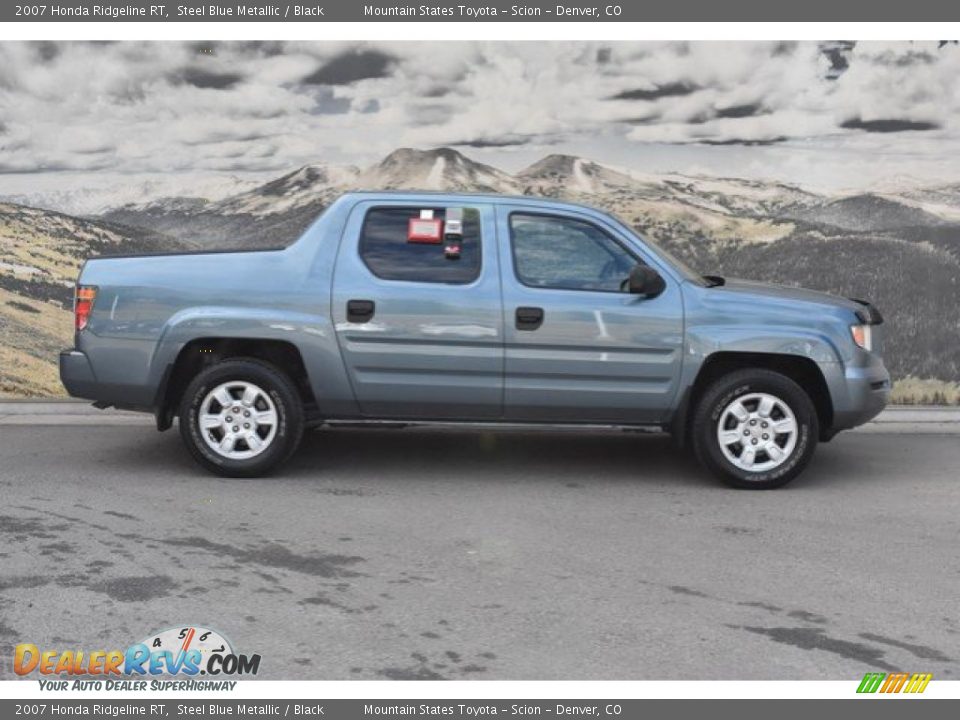 2007 Honda Ridgeline RT Steel Blue Metallic / Black Photo #2