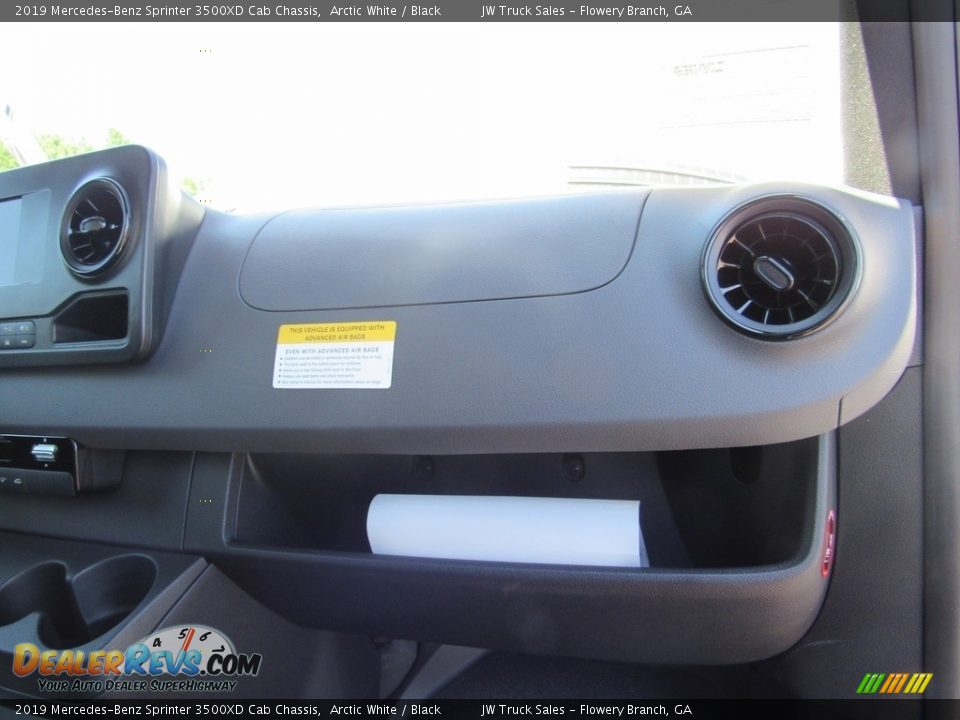 2019 Mercedes-Benz Sprinter 3500XD Cab Chassis Arctic White / Black Photo #31